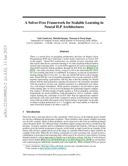 A Solver-Free Framework for Scalable Learning in Neural ILP
  Architectures