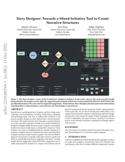 Story Designer: Towards a Mixed-Initiative Tool to Create Narrative
  Structures
