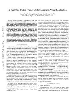 A Real-Time Fusion Framework for Long-term Visual Localization