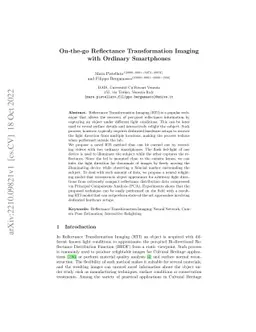 On-the-go Reflectance Transformation Imaging with Ordinary Smartphones