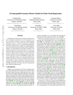 Overlap-guided Gaussian Mixture Models for Point Cloud Registration