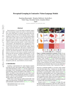 Perceptual Grouping in Contrastive Vision-Language Models