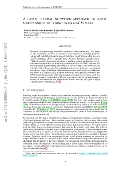 A Graph Neural Network Approach to Automated Model Building in Cryo-EM
  Maps