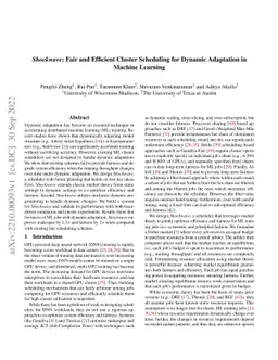 Shockwave: Fair and Efficient Cluster Scheduling for Dynamic Adaptation
  in Machine Learning