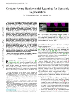 Contour-Aware Equipotential Learning for Semantic Segmentation