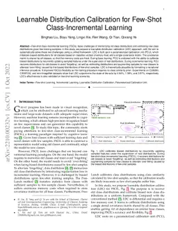 Learnable Distribution Calibration for Few-Shot Class-Incremental
  Learning