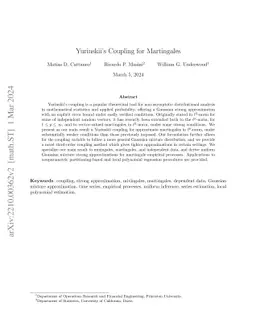 Yurinskii's Coupling for Martingales