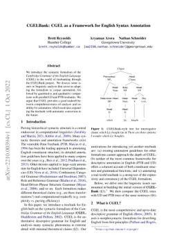 CGELBank: CGEL as a Framework for English Syntax Annotation