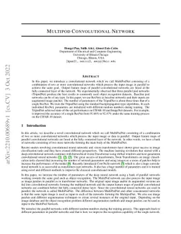 Multipod Convolutional Network
