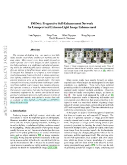 PSENet: Progressive Self-Enhancement Network for Unsupervised
  Extreme-Light Image Enhancement