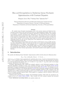 Bias and Extrapolation in Markovian Linear Stochastic Approximation with
  Constant Stepsizes