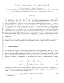 Predictive density estimators with integrated $L_1$ loss