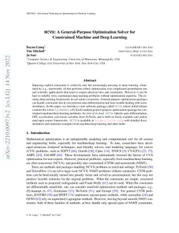 NCVX: A General-Purpose Optimization Solver for Constrained Machine and
  Deep Learning