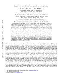 Neural-network solutions to stochastic reaction networks