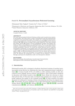 PersA-FL: Personalized Asynchronous Federated Learning
