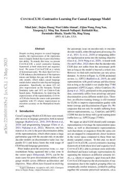 ContraCLM: Contrastive Learning For Causal Language Model
