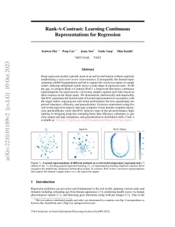 Rank-N-Contrast: Learning Continuous Representations for Regression