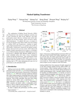 Masked Spiking Transformer