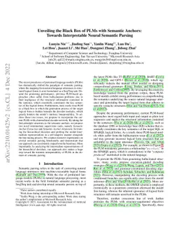 Unveiling the Black Box of PLMs with Semantic Anchors: Towards
  Interpretable Neural Semantic Parsing
