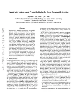 Causal Intervention-based Prompt Debiasing for Event Argument Extraction