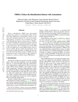 FRIDA: Fisheye Re-Identification Dataset with Annotations