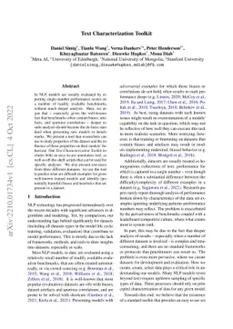 Text Characterization Toolkit