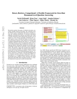 Detect, Retrieve, Comprehend: A Flexible Framework for Zero-Shot
  Document-Level Question Answering
