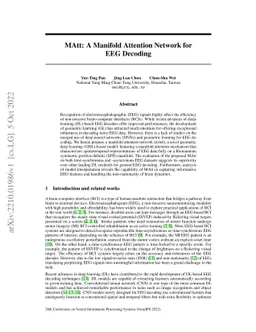 MAtt: A Manifold Attention Network for EEG Decoding