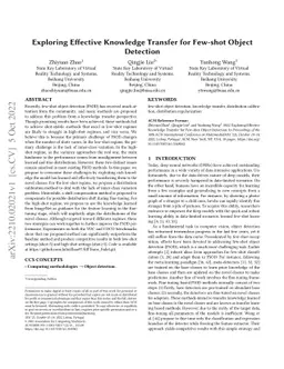 Exploring Effective Knowledge Transfer for Few-shot Object Detection