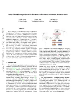 Point Cloud Recognition with Position-to-Structure Attention
  Transformers