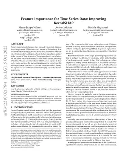 Feature Importance for Time Series Data: Improving KernelSHAP