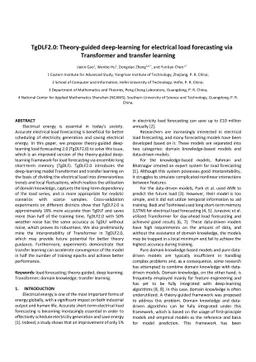 TgDLF2.0: Theory-guided deep-learning for electrical load forecasting
  via Transformer and transfer learning