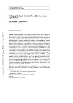 Scaling up Stochastic Gradient Descent for Non-convex Optimisation