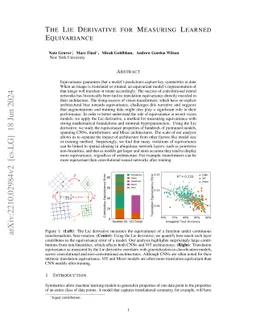 The Lie Derivative for Measuring Learned Equivariance