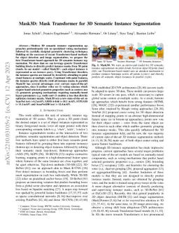 Mask3D: Mask Transformer for 3D Semantic Instance Segmentation