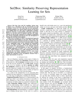 Set2Box: Similarity Preserving Representation Learning of Sets