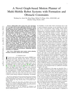 A Novel Graph-based Motion Planner of Multi-Mobile Robot Systems with
  Formation and Obstacle Constraints