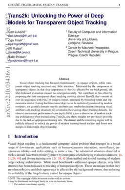 Trans2k: Unlocking the Power of Deep Models for Transparent Object
  Tracking