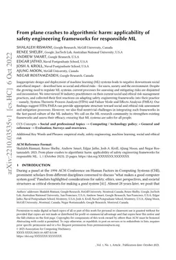 From plane crashes to algorithmic harm: applicability of safety
  engineering frameworks for responsible ML