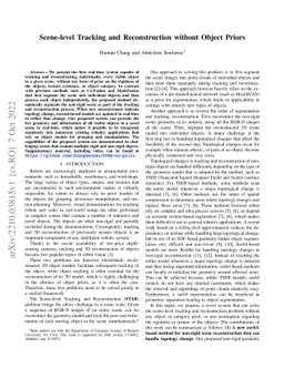 Scene-level Tracking and Reconstruction without Object Priors