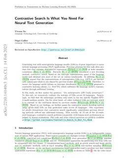 Contrastive Search Is What You Need For Neural Text Generation