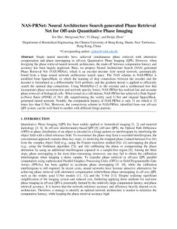 Neural Architecture Search generated Phase Retrieval Net for Real-time Off-axis Quantitative Phase Imaging