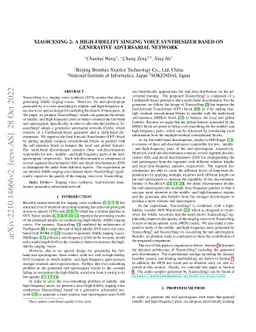 Xiaoicesing 2: A High-Fidelity Singing Voice Synthesizer Based on
  Generative Adversarial Network