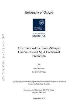 Distribution-Free Finite-Sample Guarantees and Split Conformal
  Prediction