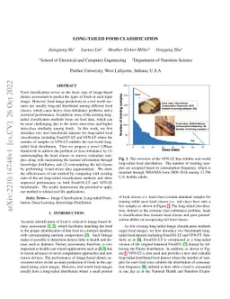 Long-tailed Food Classification