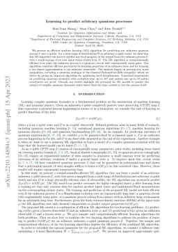 Learning to predict arbitrary quantum processes