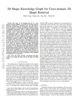 3D Shape Knowledge Graph for Cross-domain 3D Shape Retrieval