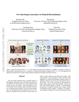 Few-shot Image Generation via Masked Discrimination