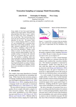 Truncation Sampling as Language Model Desmoothing