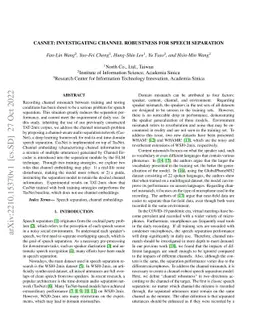 CasNet: Investigating Channel Robustness for Speech Separation